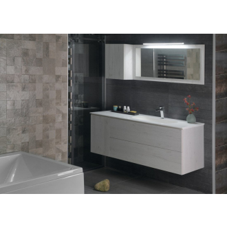 TREOS umývadlová skrinka 110x53x50, 5cm, dub Polar (TS112) TS110-1010