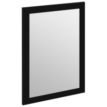 TREOS zrkadlo v ráme 750x500x28mm, čierna mat (TS751) TS750-3535