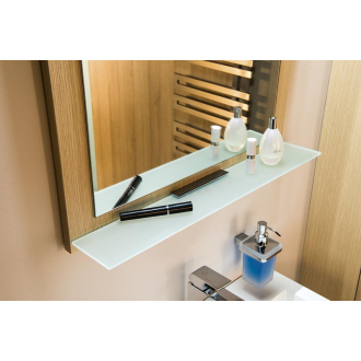 TREOS zrkadlo v ráme 750x500x28mm, dub Polar (TS752) TS750-1010