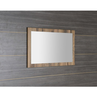 TREOS zrkadlo v ráme 1100x500x28mm, dub Collingwood (TS103) TS100-1919