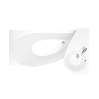 Ravak umývadlo Avocado R white s otvormi XJ1P1100000