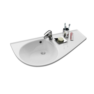 Ravak umývadlo Avocado Comfort L white s otvormi XJ9L1100000