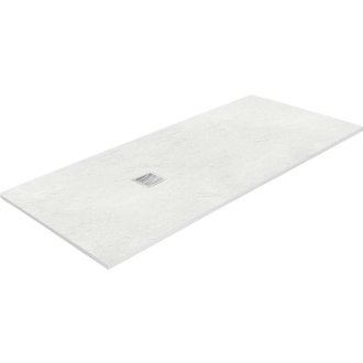 MITIA sprchová vanička z liateho mramoru, obdĺžnik 140x90x3 cm, biela PMB14090