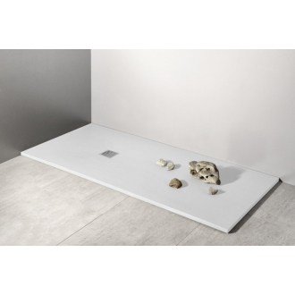 MITIA sprchová vanička z liateho mramoru, obdĺžnik 140x90x3 cm, biela PMB14090