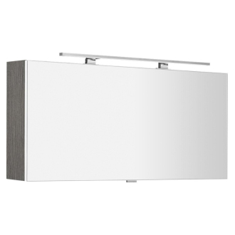 CLOE galerka s LED osvetlením 120x50x18cm, dub strieborný CE120-0011