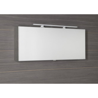 CLOE galerka s LED osvetlením 120x50x18cm, dub strieborný CE120-0011