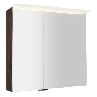 LINEX galerka s LED osvetlením, 80x70x15cm, borovica rustik LX080-0016