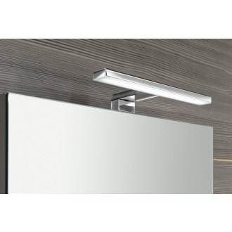 MIRRÓ galerka s LED osvetlením, 60x70x16cm, ľavá/pravá, dub strieborný MC060-0011