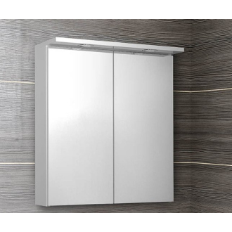 KAWA galerka s LED osvetlením 60x70x25, 5cm, biela WGL60