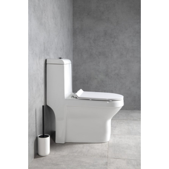 HUBERT WC kombi, zadný/spodný odpad, biela PB304