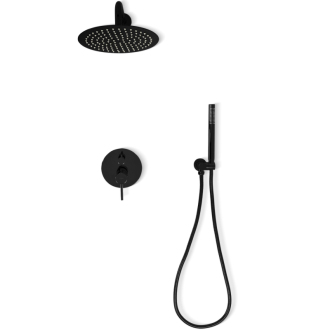 REA LUNGO Podomietková sprchová sada Black Metallic + BOX REA-P4420