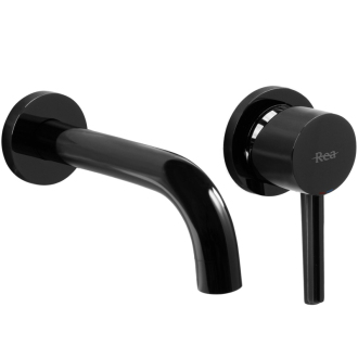 REA LUNGO Podomietková umývadlová batéria Black Metallic + BOX REA-B4421