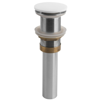 THIN umývadlová výpusť 5/4“, click-clack, Rockstone, biela mat WN721