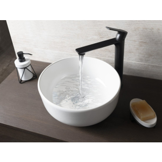 EMMI keramické umývadlo na dosku, priemer 33cm, biela TU0077