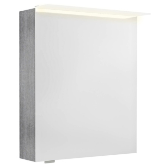 LINEX galerka s LED osvetlením, 60x70x15cm, ľavá/pravá, dub strieborný LX060-0011