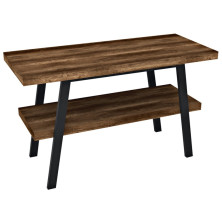 TWIGA umývadlový stolík 110x72x50 cm, čierna mat/dub tmavý