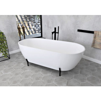 REDUTA konštrukcia pre vaňu 171x81cm, čierna mat 72820B