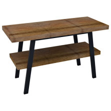 TWIGA umývadlový stolík 110x72x50 cm, čierna mat/old wood