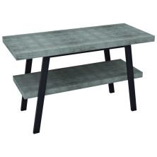 TWIGA umývadlový stolík 120x72x50 cm, čierna mat/aquamarine