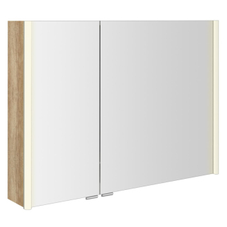 ALIX galerka s LED osvetlením 96x70x17, 5cm, dub alabama AX196-0022