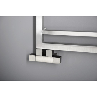 CUBE TWIN pripojovacia sada ventilov pre stredové pripojenie, nerez mat CP582S