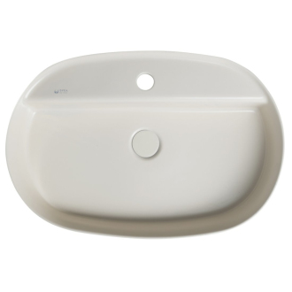 INFINITY OVAL keramické umývadlo na dosku, 60x40cm, ivory 10NF65060-2K