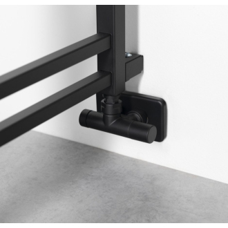 METRO SPACE vykurovacie teleso 550x1430 mm, do priestoru, čierna mat IR438B