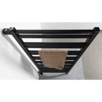 METRO SPACE vykurovacie teleso 550x1430 mm, do priestoru, čierna mat IR438B