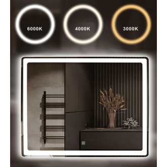 REA Zrkadlo LED 80x60cm P10407 HOM-02829