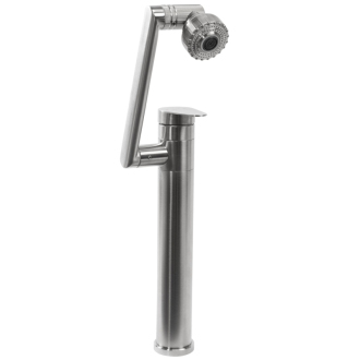 REA PACO Umývadlová batéria INOX, brúsený nikel, vysoká REA-B0537
