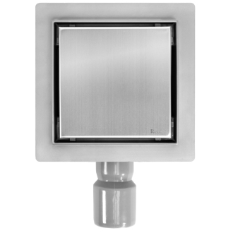 REA NEO Odtokový žľab 150x150 brúsený nikel REA-G6207