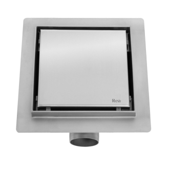 REA NEO Odtokový žľab 150x150 brúsený nikel REA-G6207