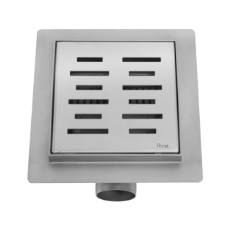 REA LINE Odtokový žľab 120x120 brúsený nikel REA-G6204