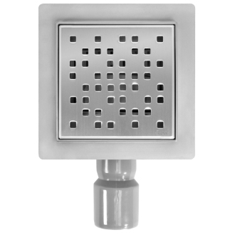 REA DOTS Odtokový žľab 120x120 brúsený nikel REA-G6202