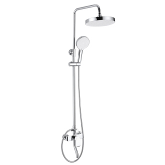 REA BLOOM Sprchový set, biela-chróm REA-P9527