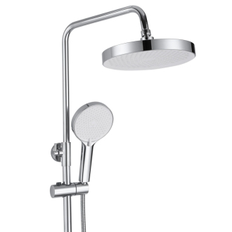 REA BLOOM Sprchový set, biela-chróm REA-P9527