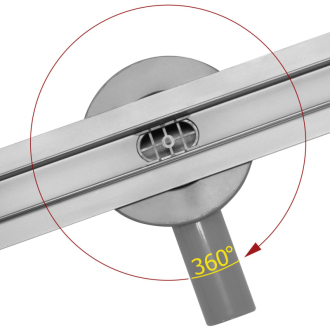 Rea Odtokový žľab + sifón + nohy + tesniaca manžeta Neo Slim Pro-800 REA-G8402