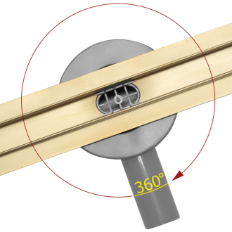 Rea Neo Slim Pre lineárny odtok, zlatá REA-G5692