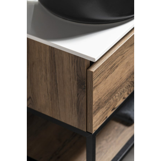 SKARA doska Rockstone 91,2x12x46cm, biela mat CG026-0101