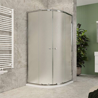 Mereo Sprchový set: sprchovací kút Kora Lite, CK35131H, 90x90x185 sklo Grape CV01H CK35131ZH