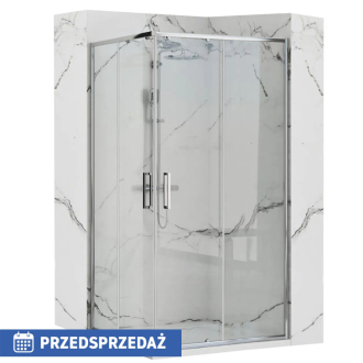 Rea Sprchovací kút Punto chróm 80x100 REA-K1889