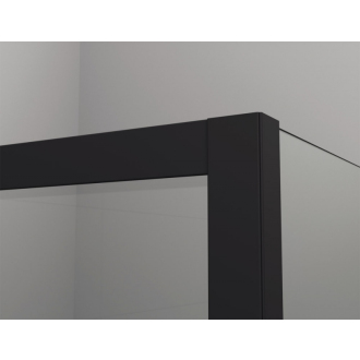 SANSWISS ANNEA Black Jednokrídlové dvere ľavé čierna mat číre AN1CG07500607