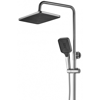 REA Sprchový set s termostatom - Rob Nickiel Brush Inox REA-P6624