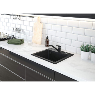 DEANTE ZORBA ZQZA211A Jednodrez 580x440x160, granit + batéria Nemezja