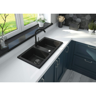 DEANTE ZORBA ZQZA2203 Dvojdrez 780x435x180, granit + Batéria Nemezja