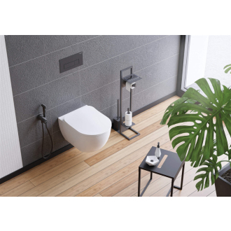 Deante PEONIA ZERO CDED6ZPW Závesné rimless WC vrátane sedátka, biela