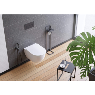 Deante PEONIA ZERO CDED6ZPW Závesné rimless WC vrátane sedátka, biela