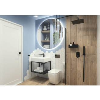 Deante HIACYNT BXYZNQHM Podomietkový sprchový set + smart box, čierna