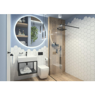 Deante HIACYNT BXYZNQHM Podomietkový sprchový set + smart box, čierna