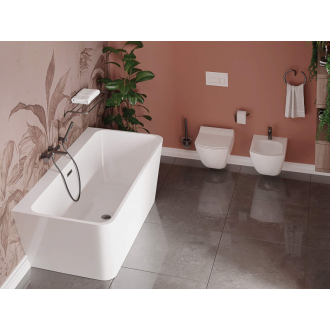 Deante ANEMON CDZD6ZPW Závesné WC vrátane sedátka, biela
